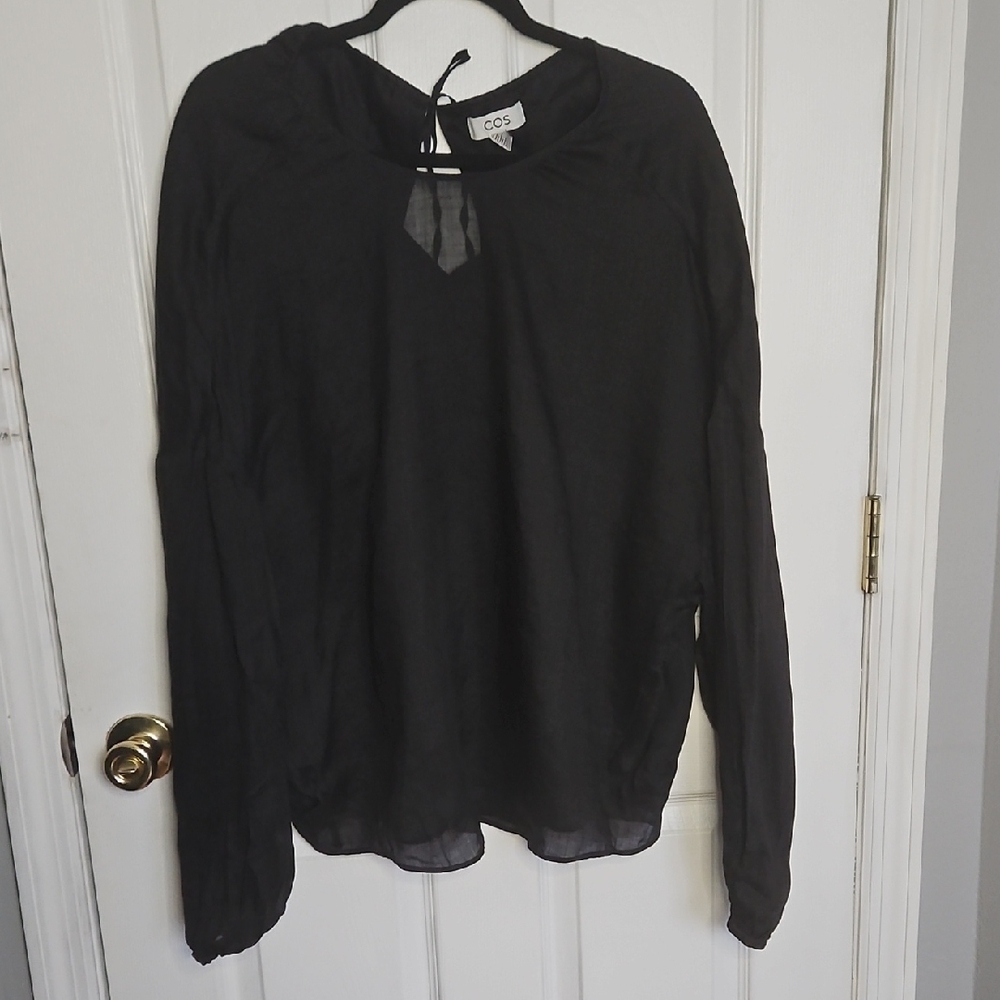 NWOT Cos  Sheer Long Sleeve Reka Ed Lagenlook Top Small